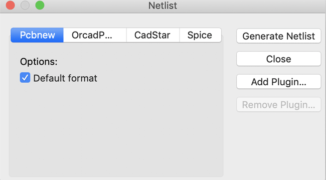 Regenerate the netlist in KiCad